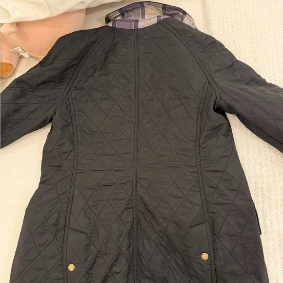 Barbour Quilted Black Utility Jacket - Picture 2 of 5
